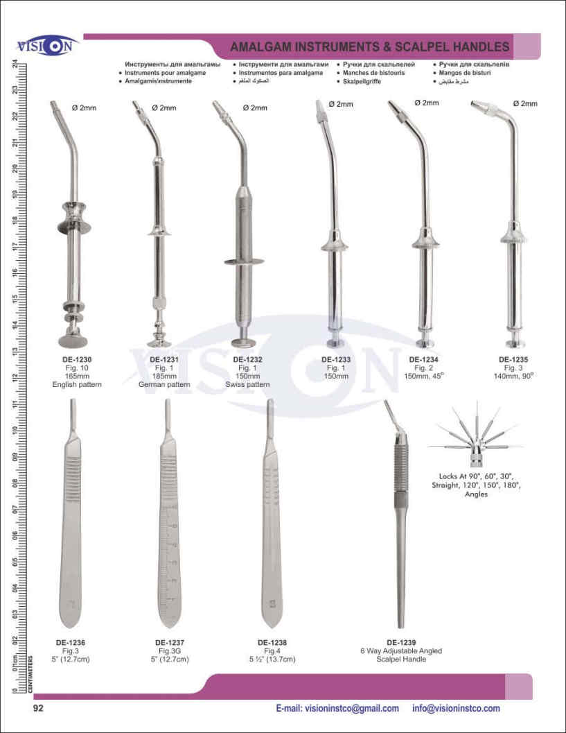 Vision Instruments Company Instruments